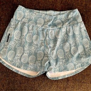Dusty Blue Pineapple Runners Love Fitness Apparel XL New without tags unworn